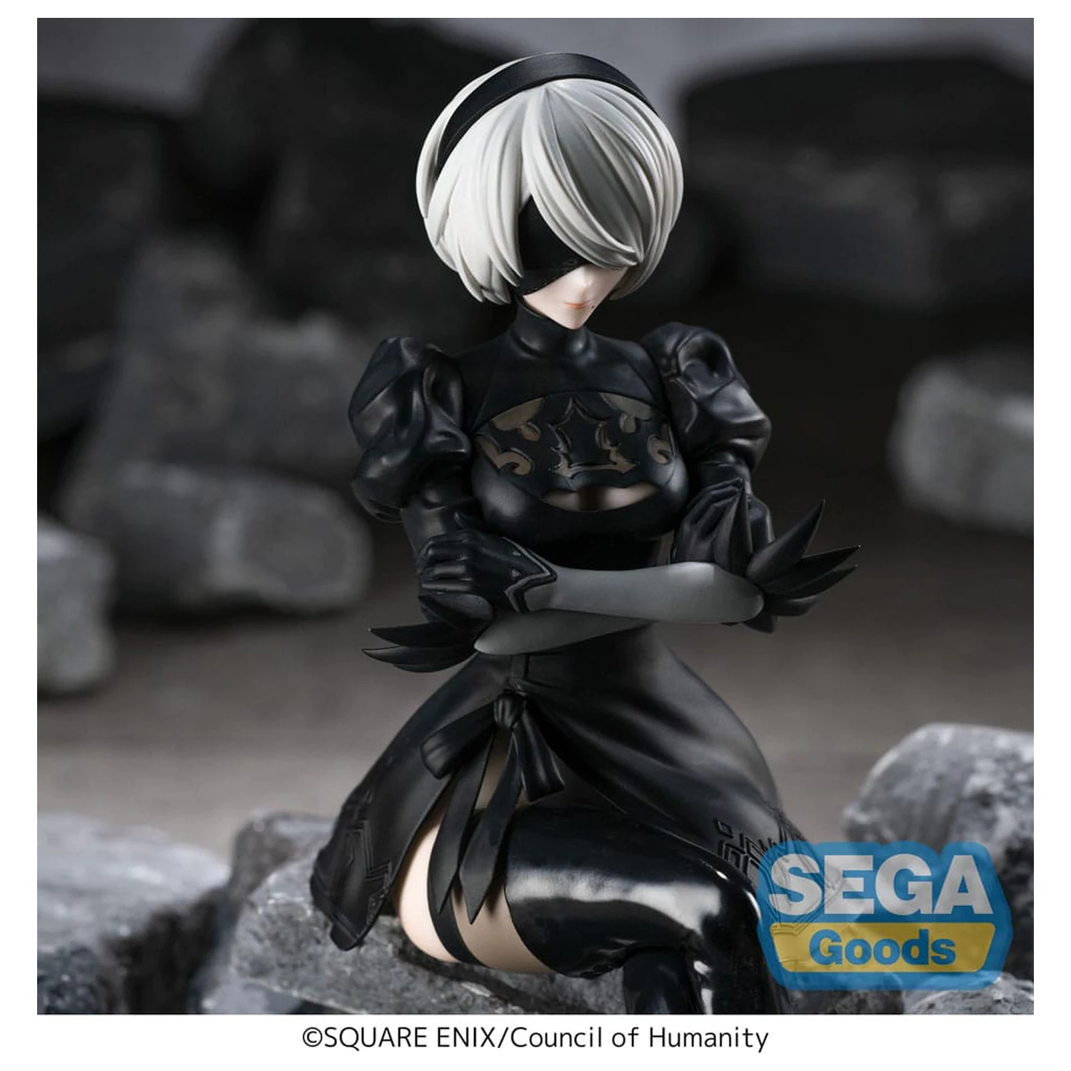 NieR:Automata Ver1.1a PM Perching PVC Statue 2B 13 cm product photo