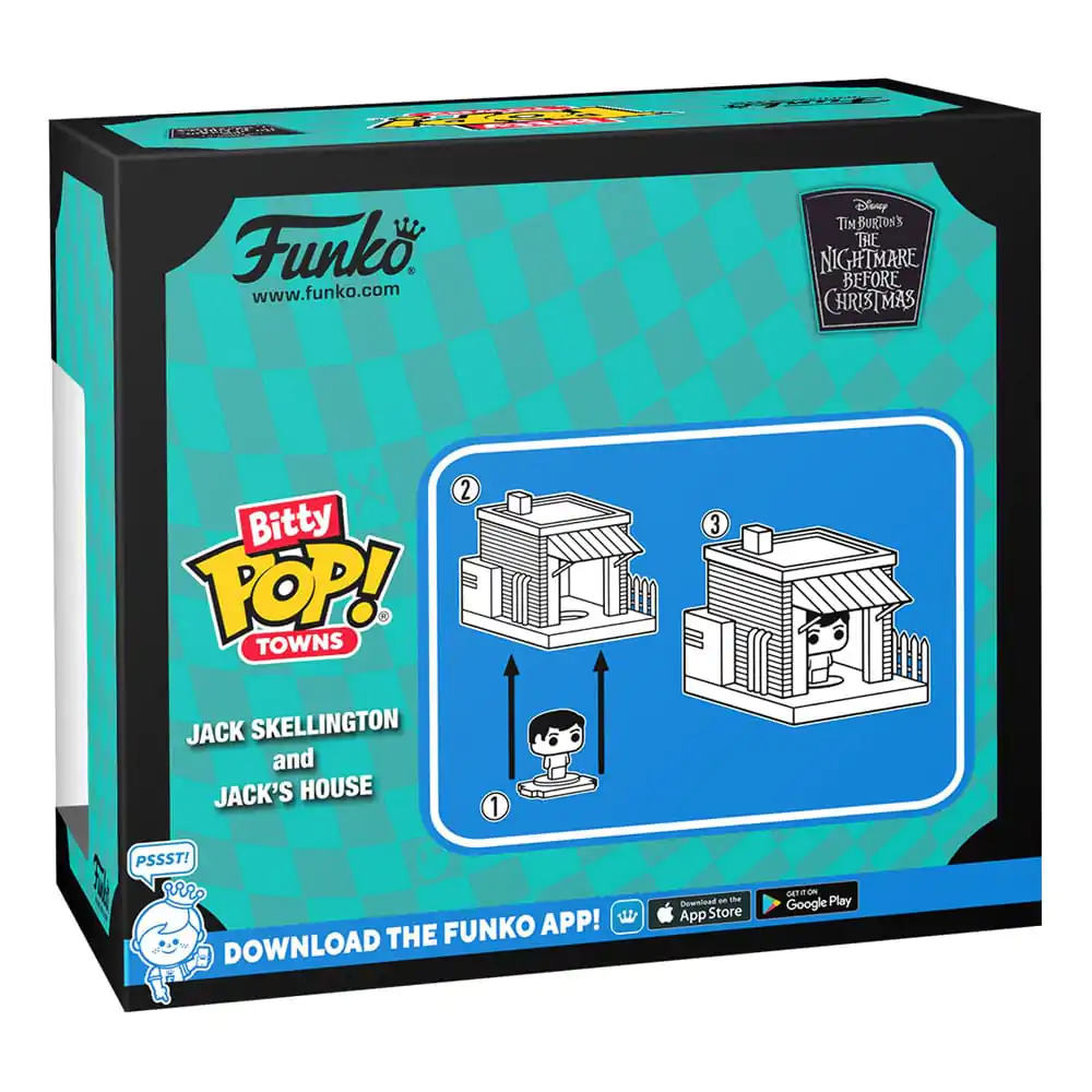 Nightmare before Christmas Bitty Funko POP! Town Vinyl Figure Jack at Home termékfotó