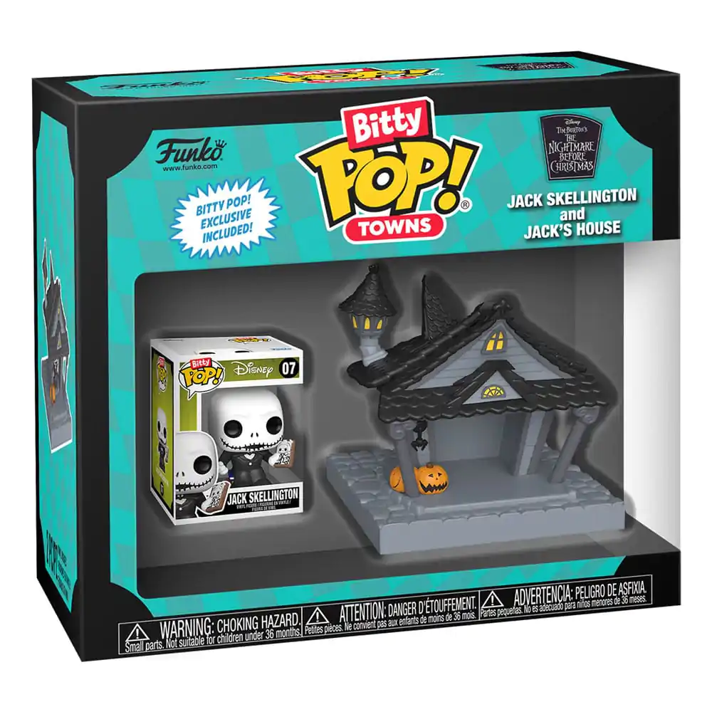 Nightmare before Christmas Bitty Funko POP! Town Vinyl Figure Jack at Home termékfotó