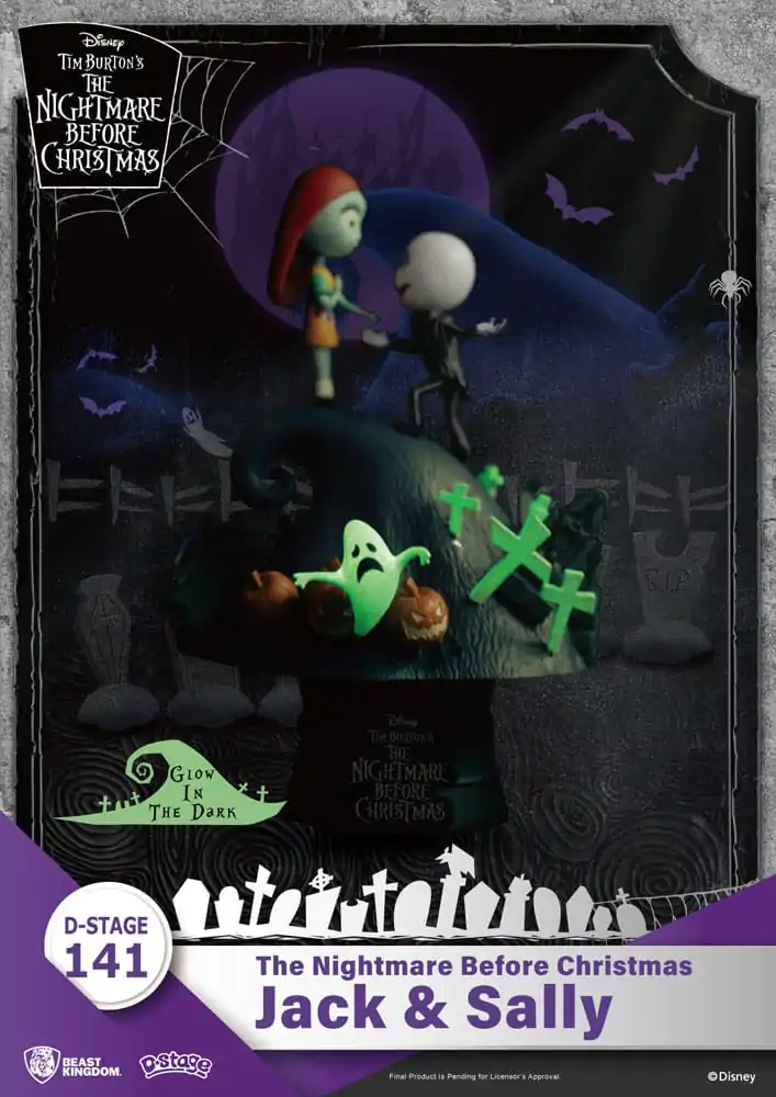 Nightmare before Christmas D-Stage PVC Diorama Jack & Sally 15 cm product photo