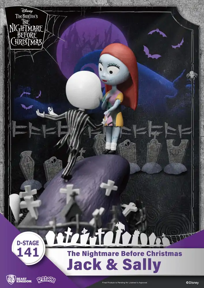 Nightmare before Christmas D-Stage PVC Diorama Jack & Sally 15 cm product photo