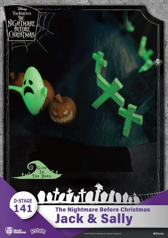 Nightmare before Christmas D-Stage PVC Diorama Jack & Sally 15 cm product photo