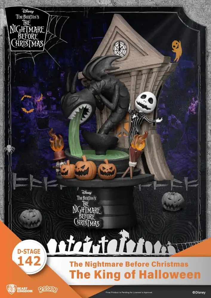 Nightmare before Christmas D-Stage PVC Diorama The King of Halloween 15 cm product photo