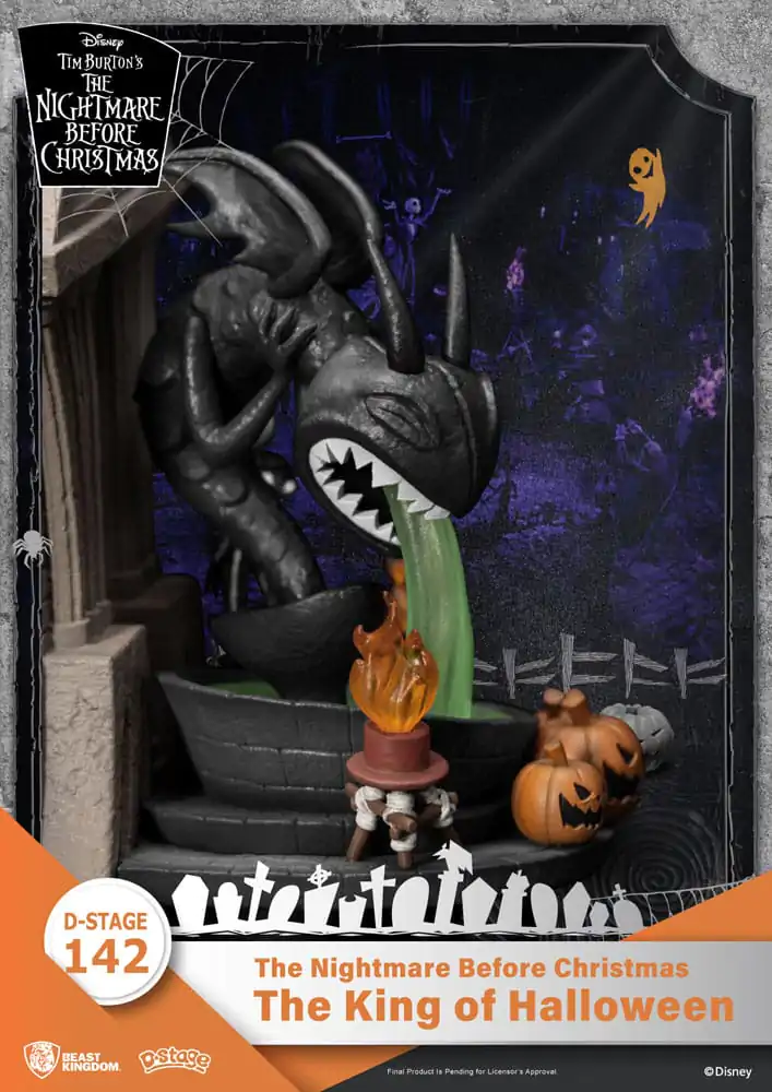 Nightmare before Christmas D-Stage PVC Diorama The King of Halloween 15 cm product photo