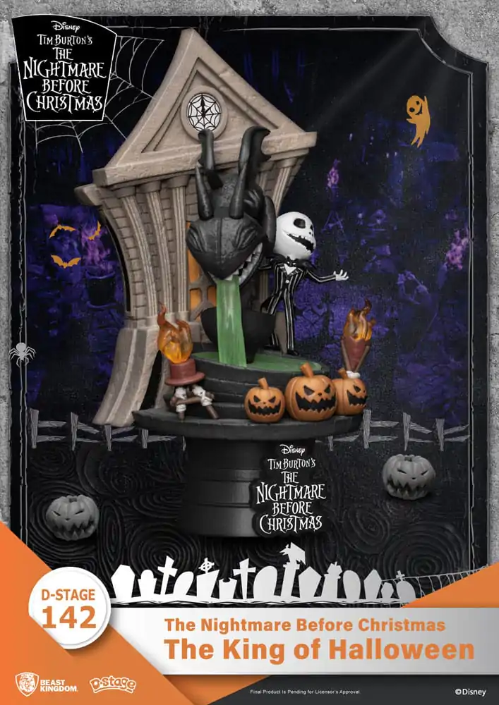 Nightmare before Christmas D-Stage PVC Diorama The King of Halloween 15 cm product photo