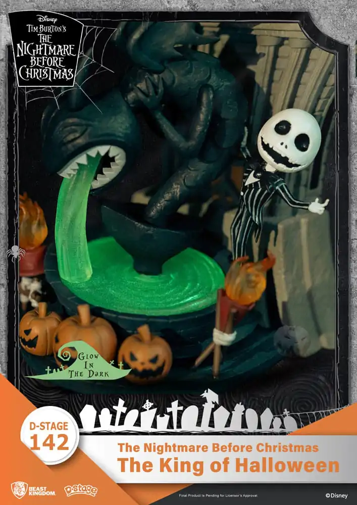 Nightmare before Christmas D-Stage PVC Diorama The King of Halloween 15 cm product photo