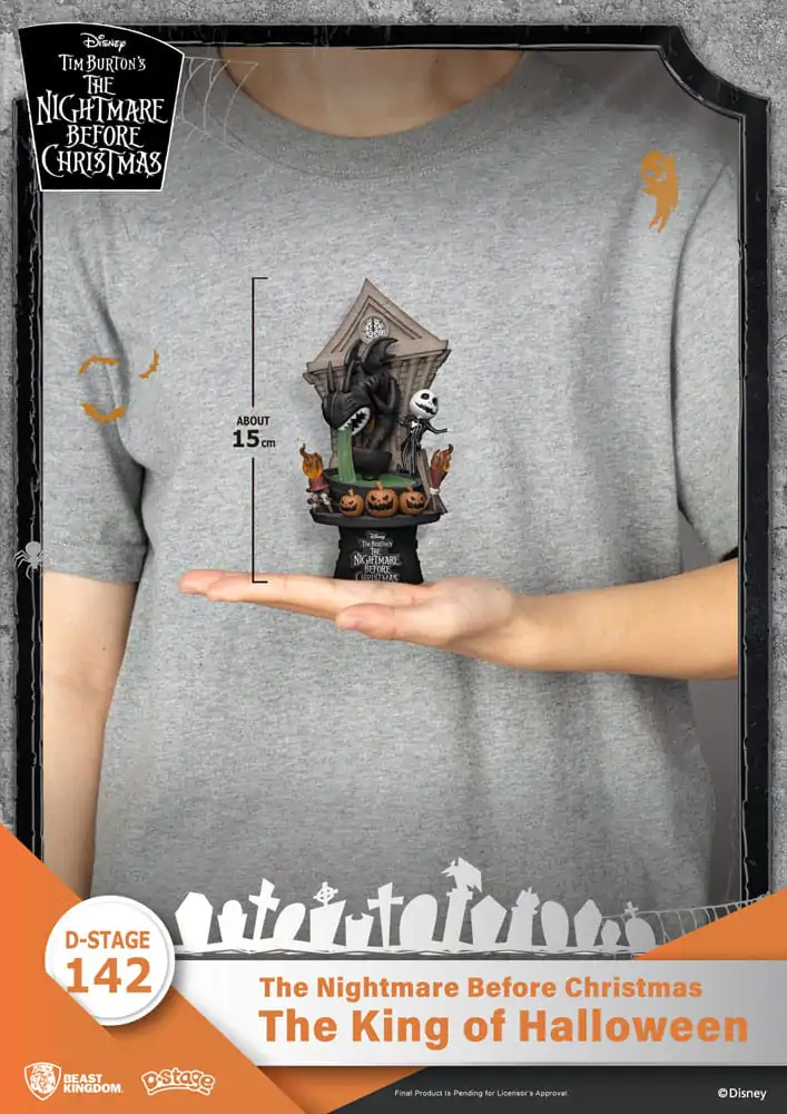 Nightmare before Christmas D-Stage PVC Diorama The King of Halloween 15 cm product photo