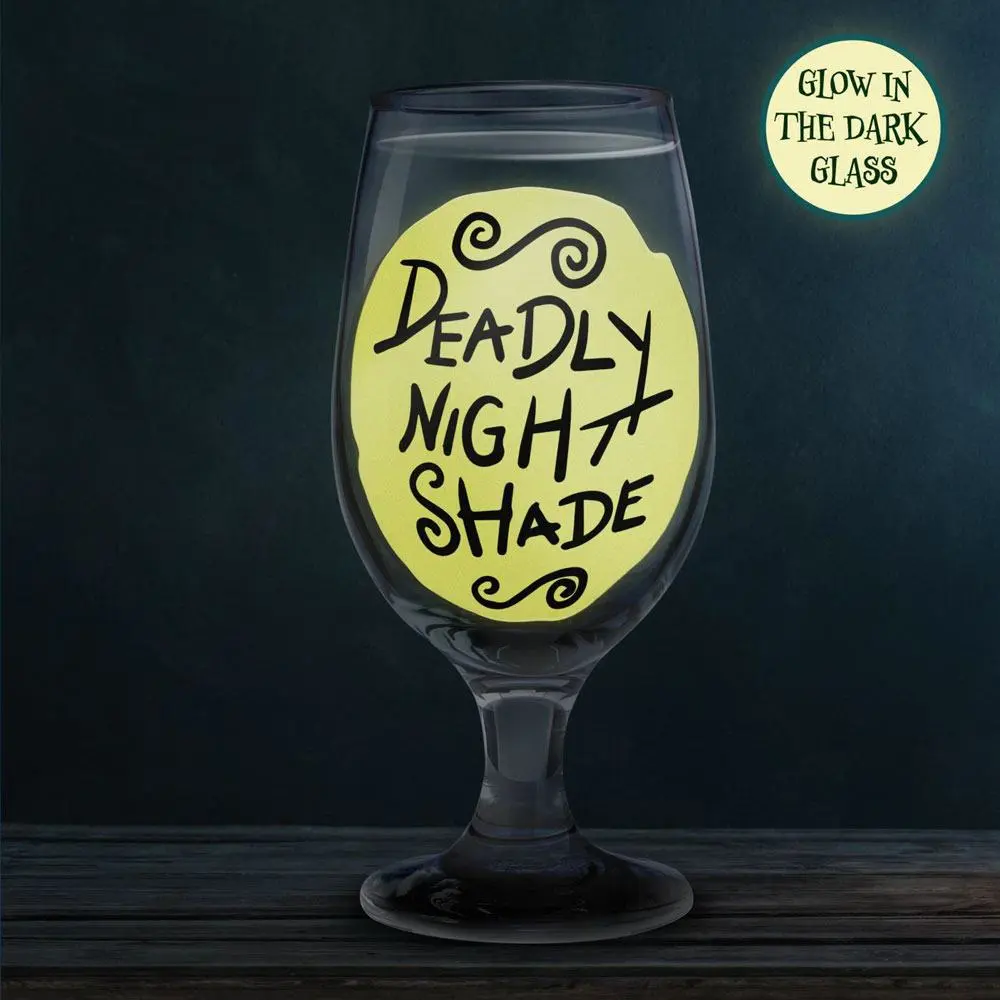 Nightmare Before Christmas Pint Glass Deadly Night Shade termékfotó