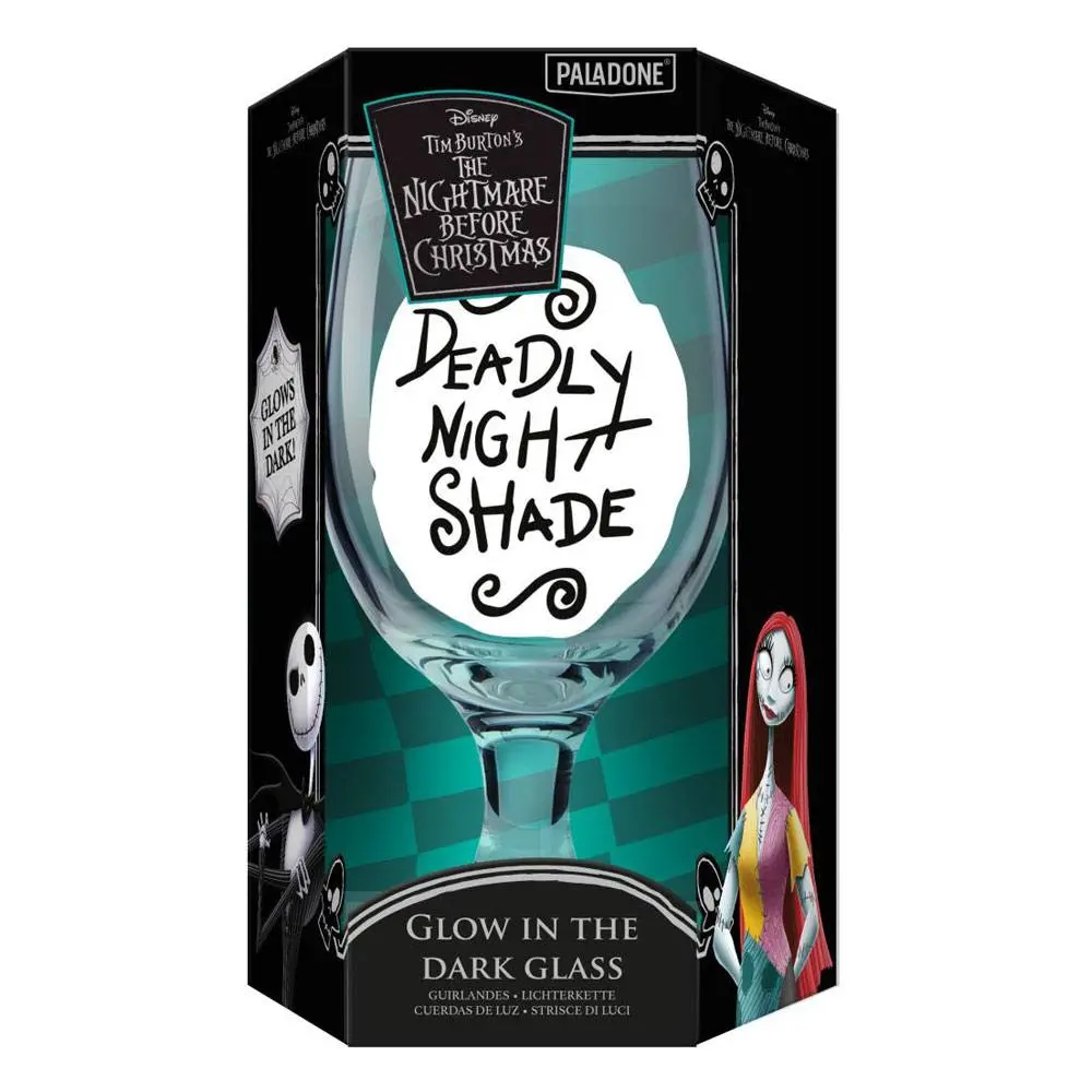 Nightmare Before Christmas Pint Glass Deadly Night Shade product photo