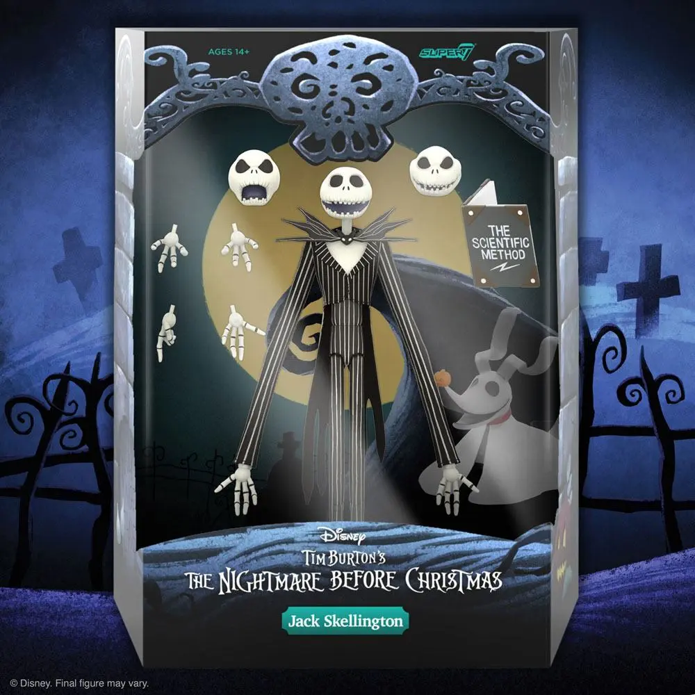 Nightmare Before Christmas Disney Ultimates Action Figure Jack Skellington 18 cm termékfotó