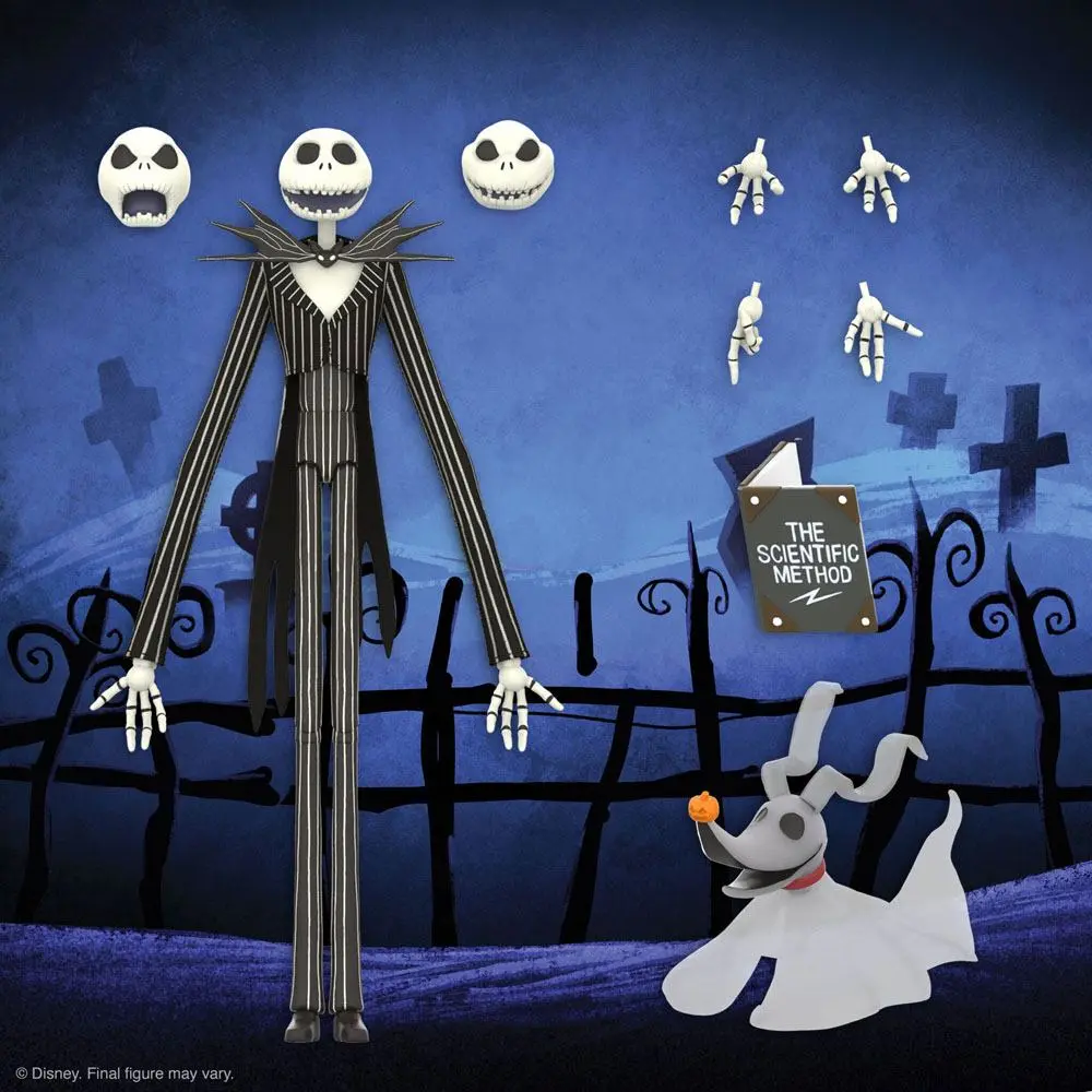 Nightmare Before Christmas Disney Ultimates Action Figure Jack Skellington 18 cm termékfotó