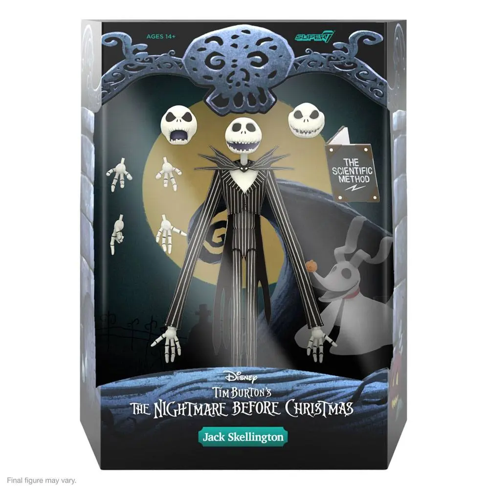 Nightmare Before Christmas Disney Ultimates Action Figure Jack Skellington 18 cm termékfotó