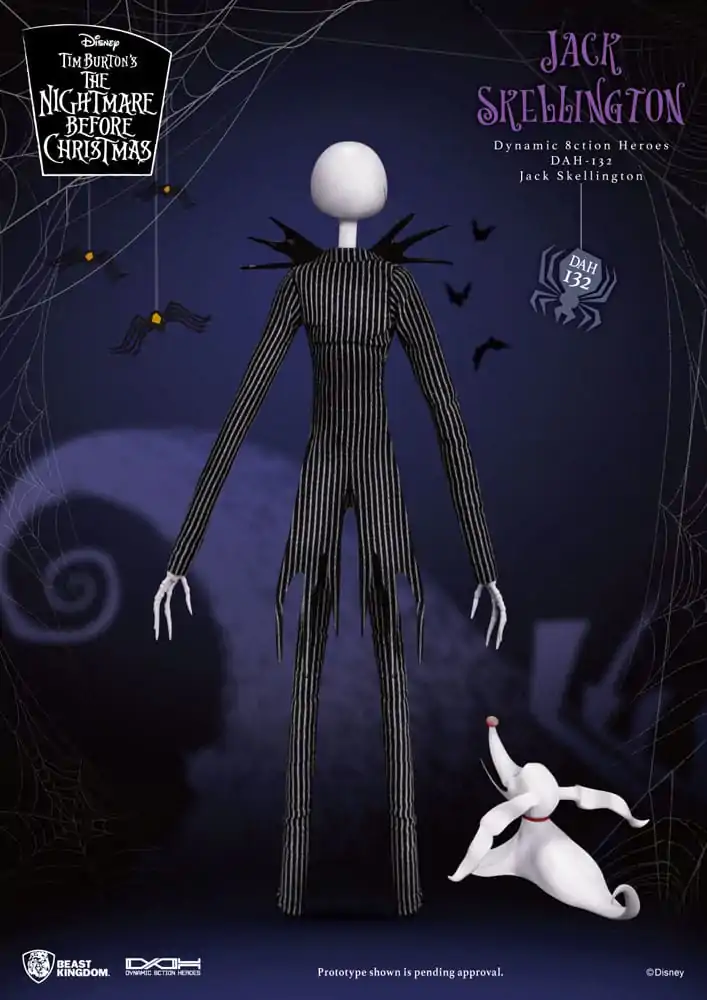 Nightmare before Christmas Dynamic 8ction Heroes Action Figure 1/9 Jack 21 cm termékfotó