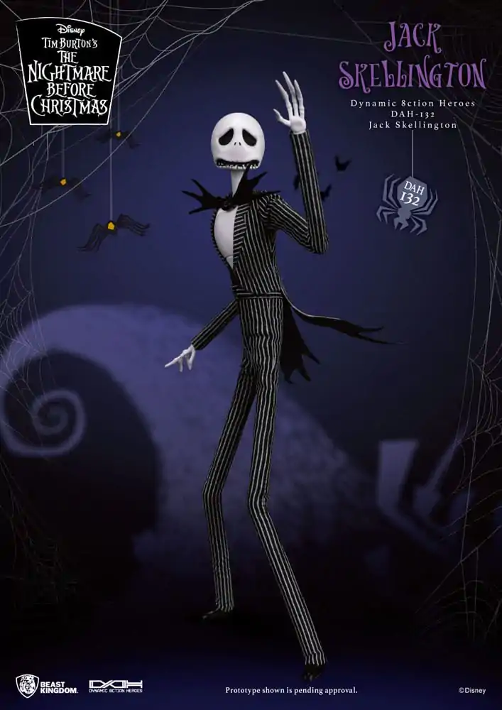 Nightmare before Christmas Dynamic 8ction Heroes Action Figure 1/9 Jack 21 cm termékfotó