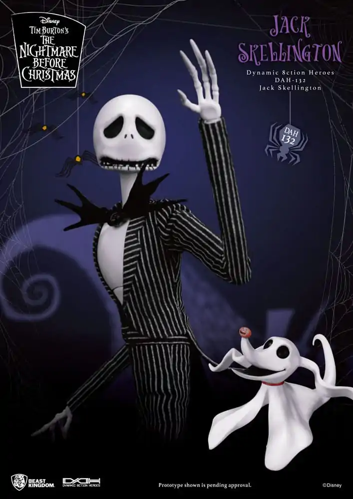 Nightmare before Christmas Dynamic 8ction Heroes Action Figure 1/9 Jack 21 cm termékfotó