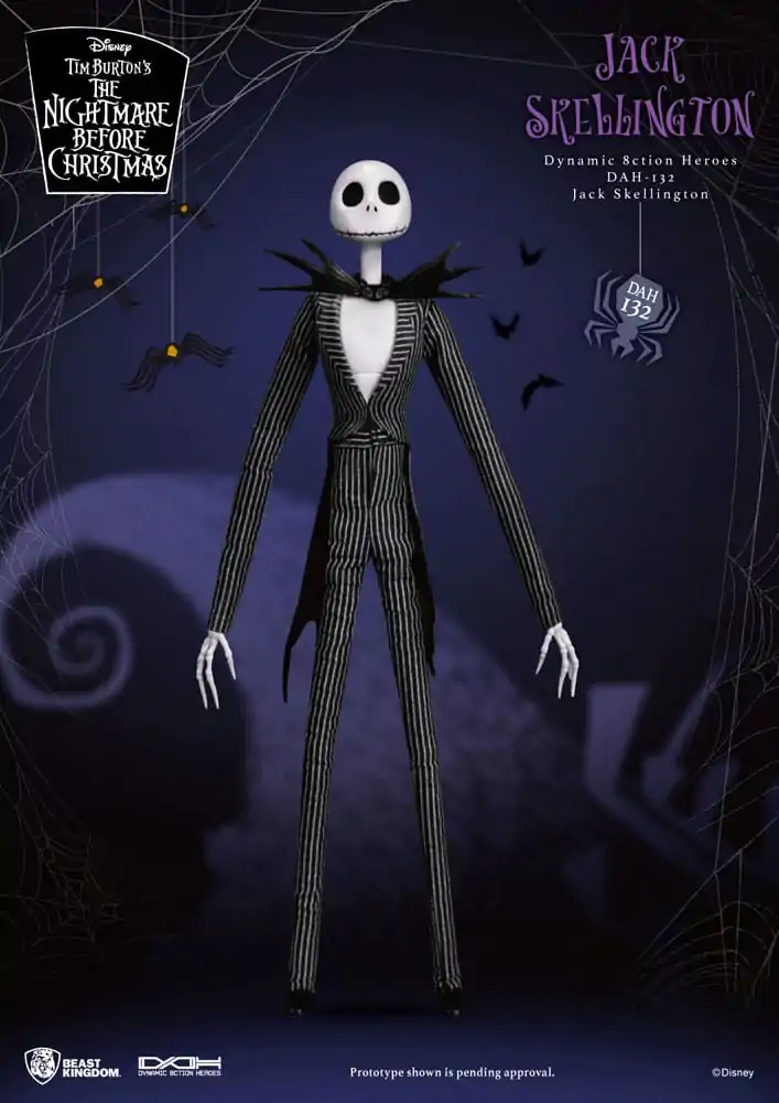 Nightmare before Christmas Dynamic 8ction Heroes Action Figure 1/9 Jack 21 cm termékfotó