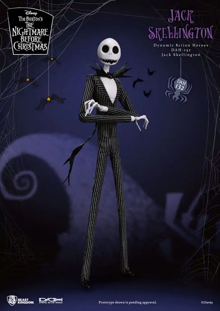 Nightmare before Christmas Dynamic 8ction Heroes Action Figure 1/9 Jack 21 cm termékfotó