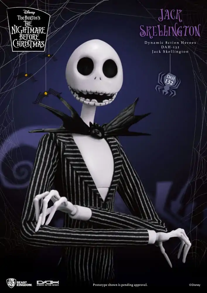 Nightmare before Christmas Dynamic 8ction Heroes Action Figure 1/9 Jack 21 cm termékfotó