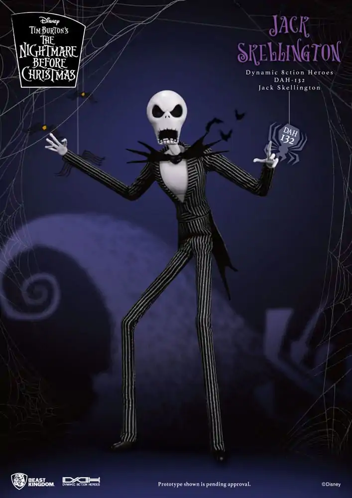 Nightmare before Christmas Dynamic 8ction Heroes Action Figure 1/9 Jack 21 cm termékfotó