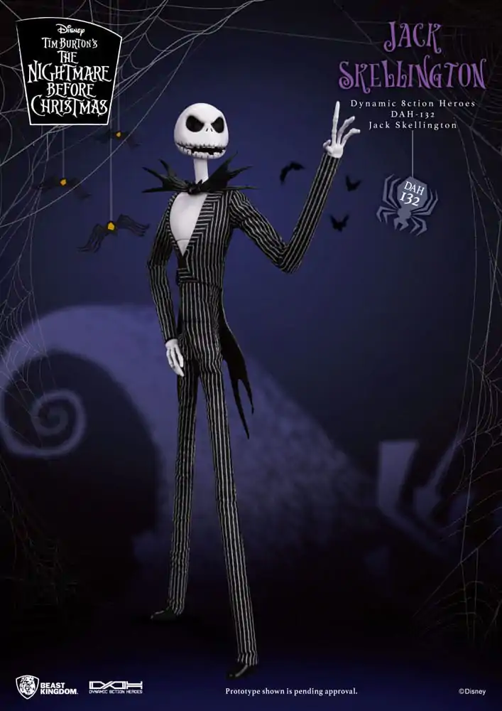 Nightmare before Christmas Dynamic 8ction Heroes Action Figure 1/9 Jack 21 cm termékfotó