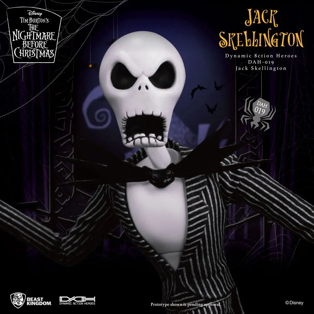 Nightmare before Christmas Dynamic 8ction Heroes Action Figure 1/9 Jack Skellington 21 cm product photo