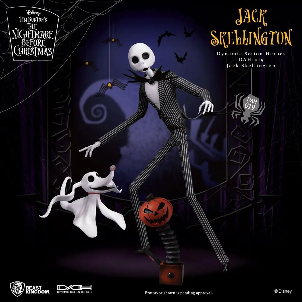Nightmare before Christmas Dynamic 8ction Heroes Action Figure 1/9 Jack Skellington 21 cm product photo
