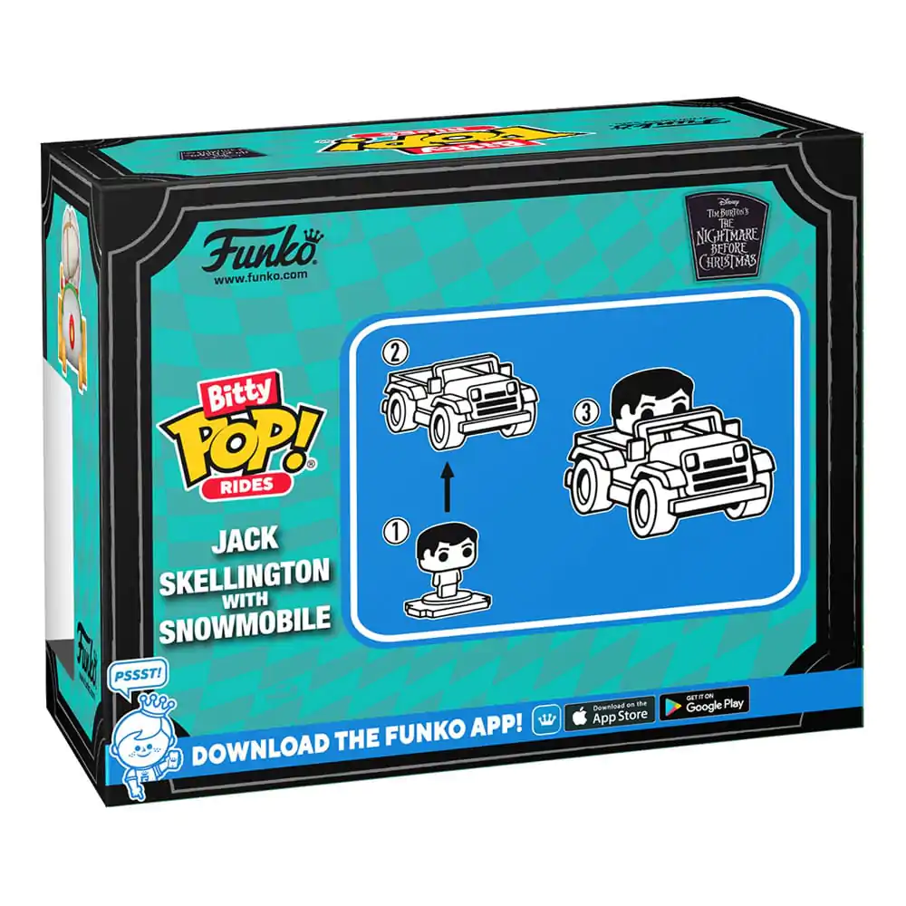 Nightmare before Christmas Funko POP! Rides Vinyl Figure Jack Skellington w/Snowmobile 2,5 cm product photo