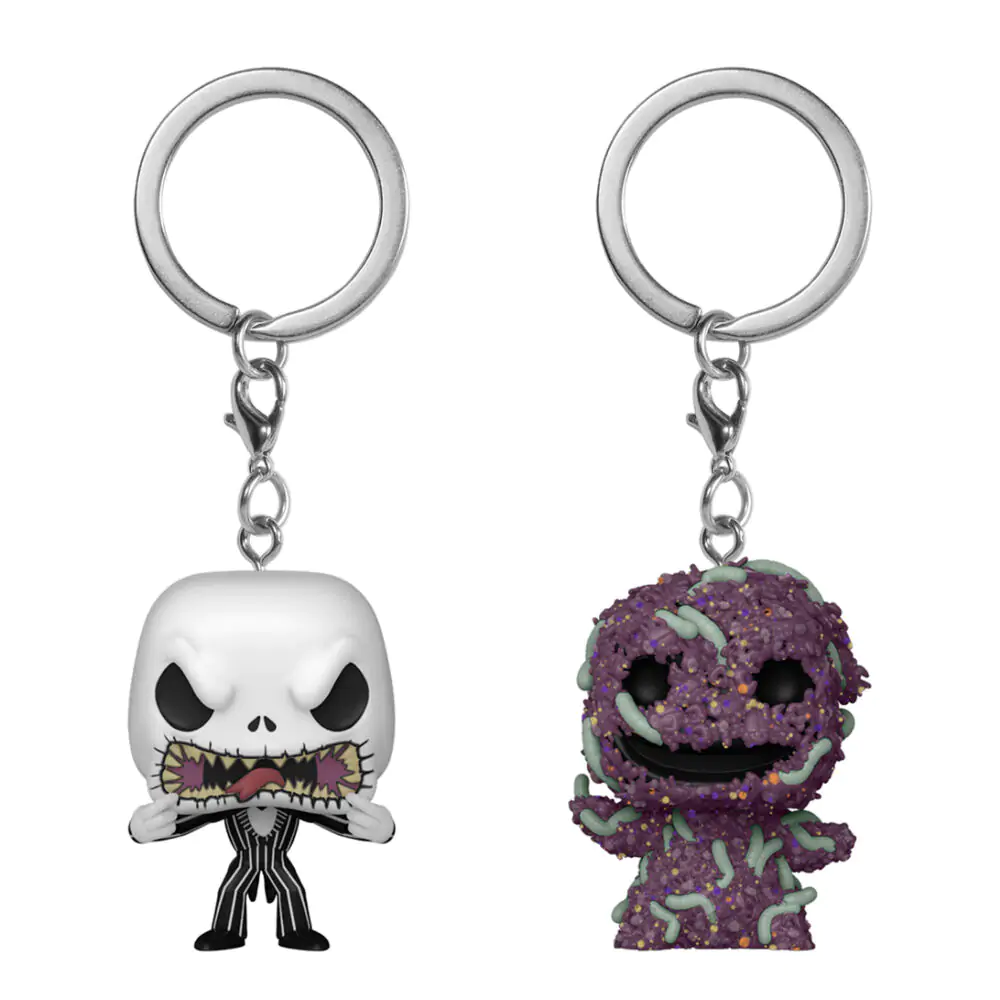 Nightmare Before Christmas Funko POP! Vinyl Keychain 2-Pack Jack/Oogie 4 cm product photo