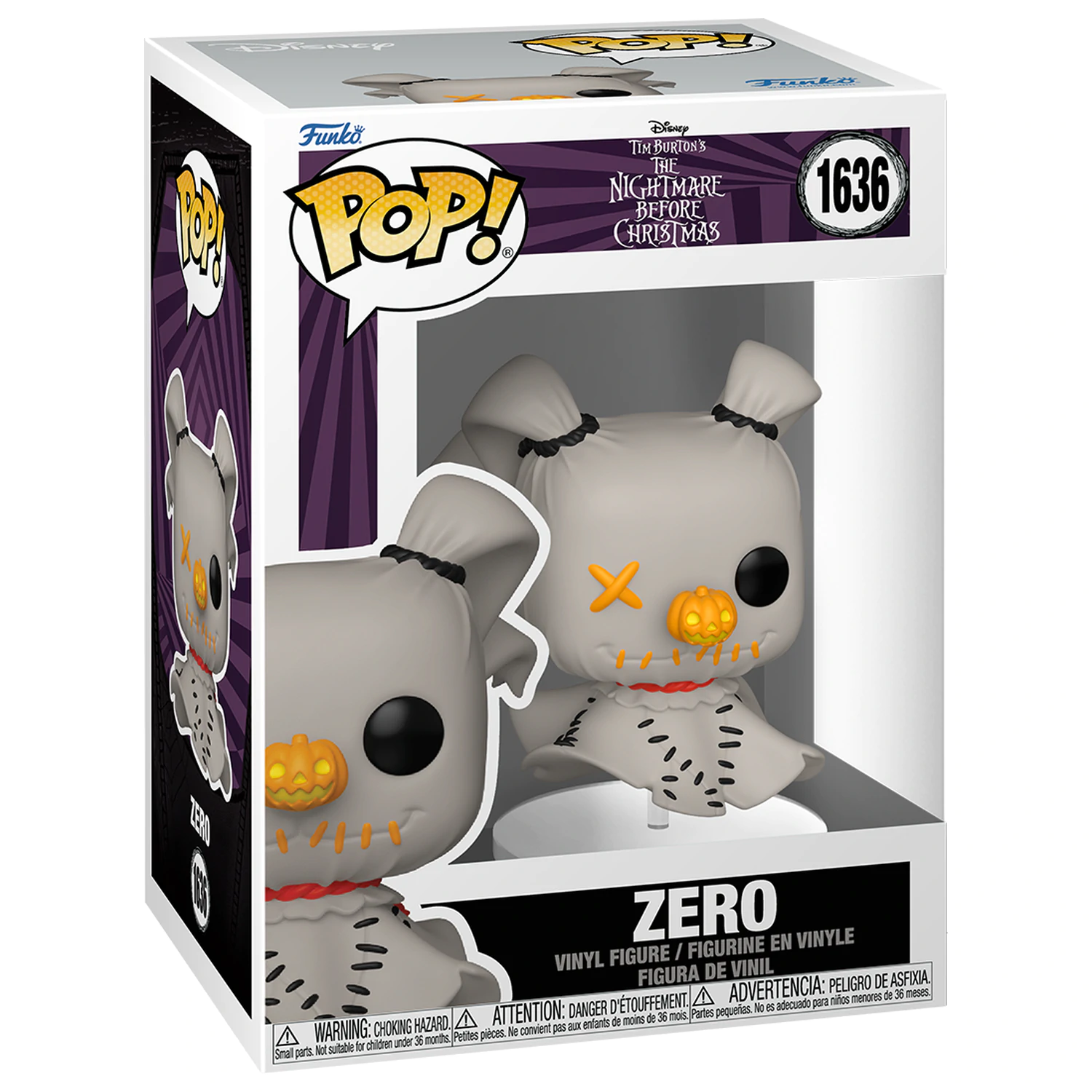 Nightmare Before Christmas Funko POP! Vinyl Figure Patchwork - Zero 9 cm product photo