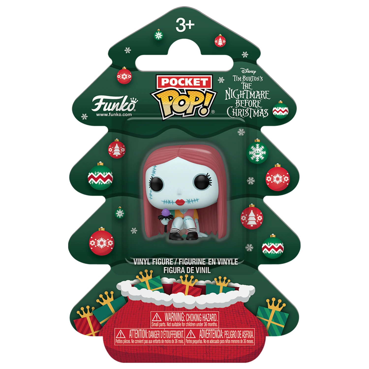 Nightmare before Christmas Holiday 2025 Pocket Funko POP! Vinyl Figure Sally Tree Holiday Box 4 cm product photo