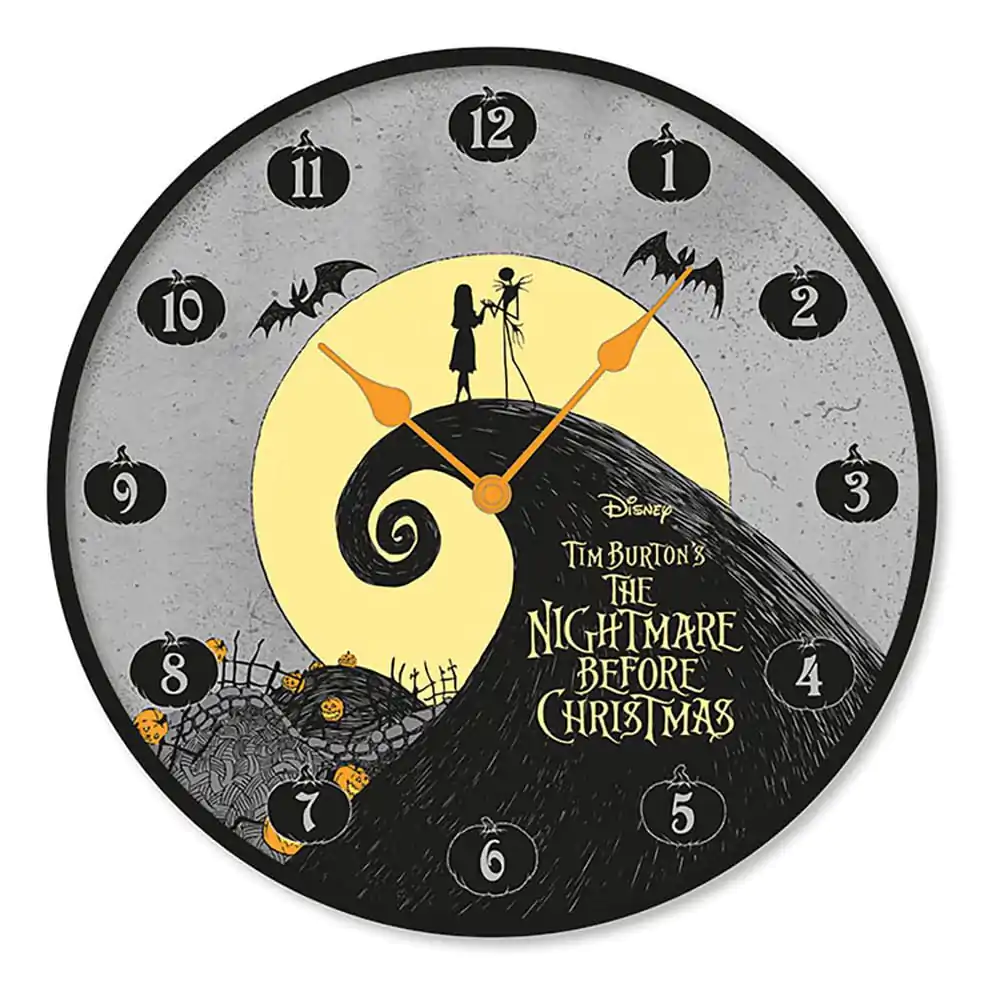 Nightmare Before Christmas Wall Clock Jack & Sally product photo