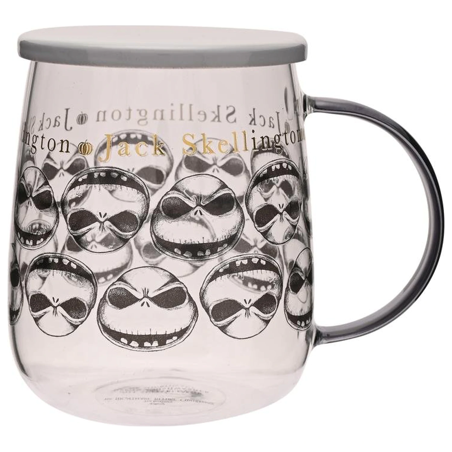 Nightmare Before Christmas Jack Glass Mug with Lid 532ml product photo