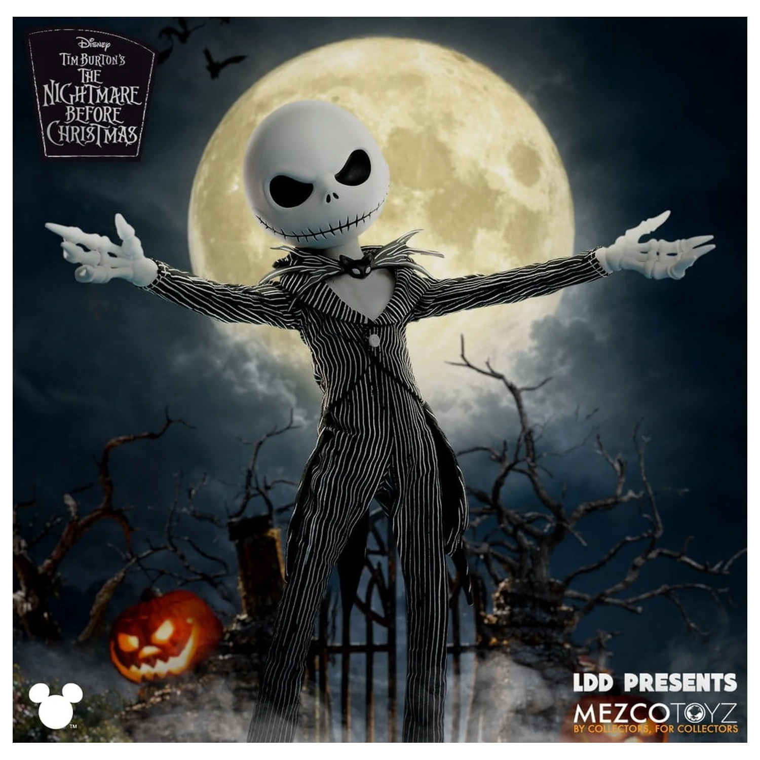 Nightmare Before Christmas LDD Presents Doll Jack Skellington 25 cm product photo