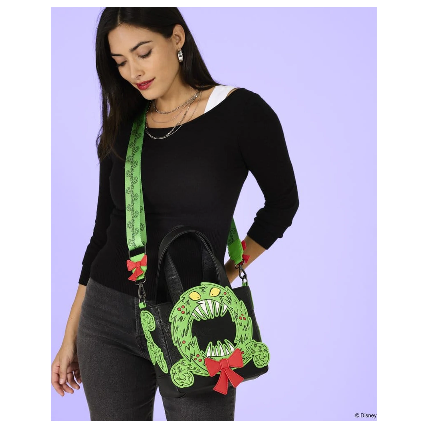 Nightmare before Christmas by Loungefly Crossbody Bag Man-Eating Wreath product photo