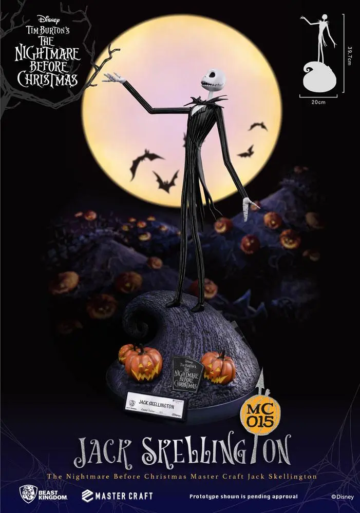 Nightmare Before Christmas Master Craft Statue Jack Skellington 40 cm product photo