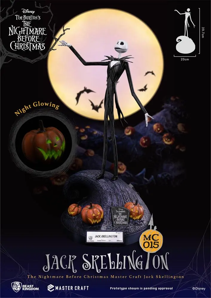 Nightmare Before Christmas Master Craft Statue Jack Skellington 40 cm product photo
