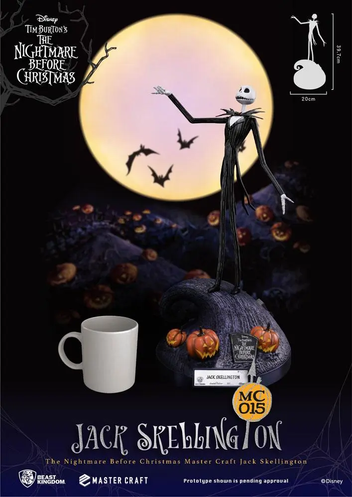 Nightmare Before Christmas Master Craft Statue Jack Skellington 40 cm product photo