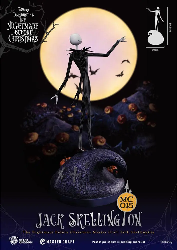 Nightmare Before Christmas Master Craft Statue Jack Skellington 40 cm product photo