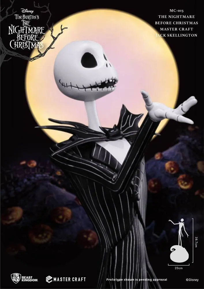 Nightmare Before Christmas Master Craft Statue Jack Skellington 40 cm product photo
