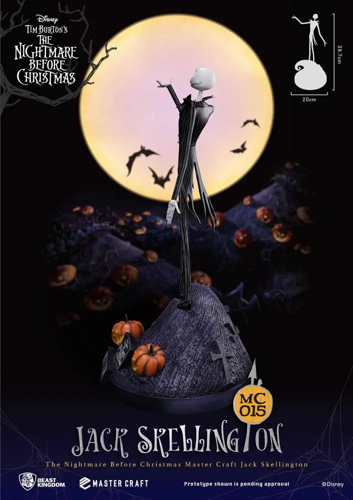 Nightmare Before Christmas Master Craft Statue Jack Skellington 40 cm product photo