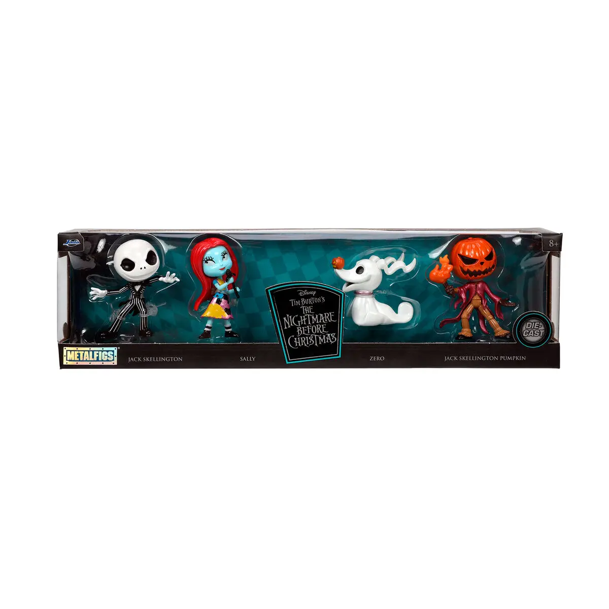 Nightmare Before Christmas set 4 figures metal 7cm product photo