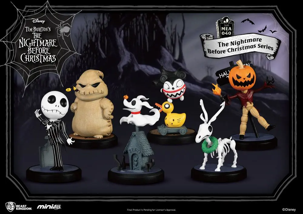 Nightmare Before Christmas Mini Egg Attack Figure 6-Pack 8 cm product photo