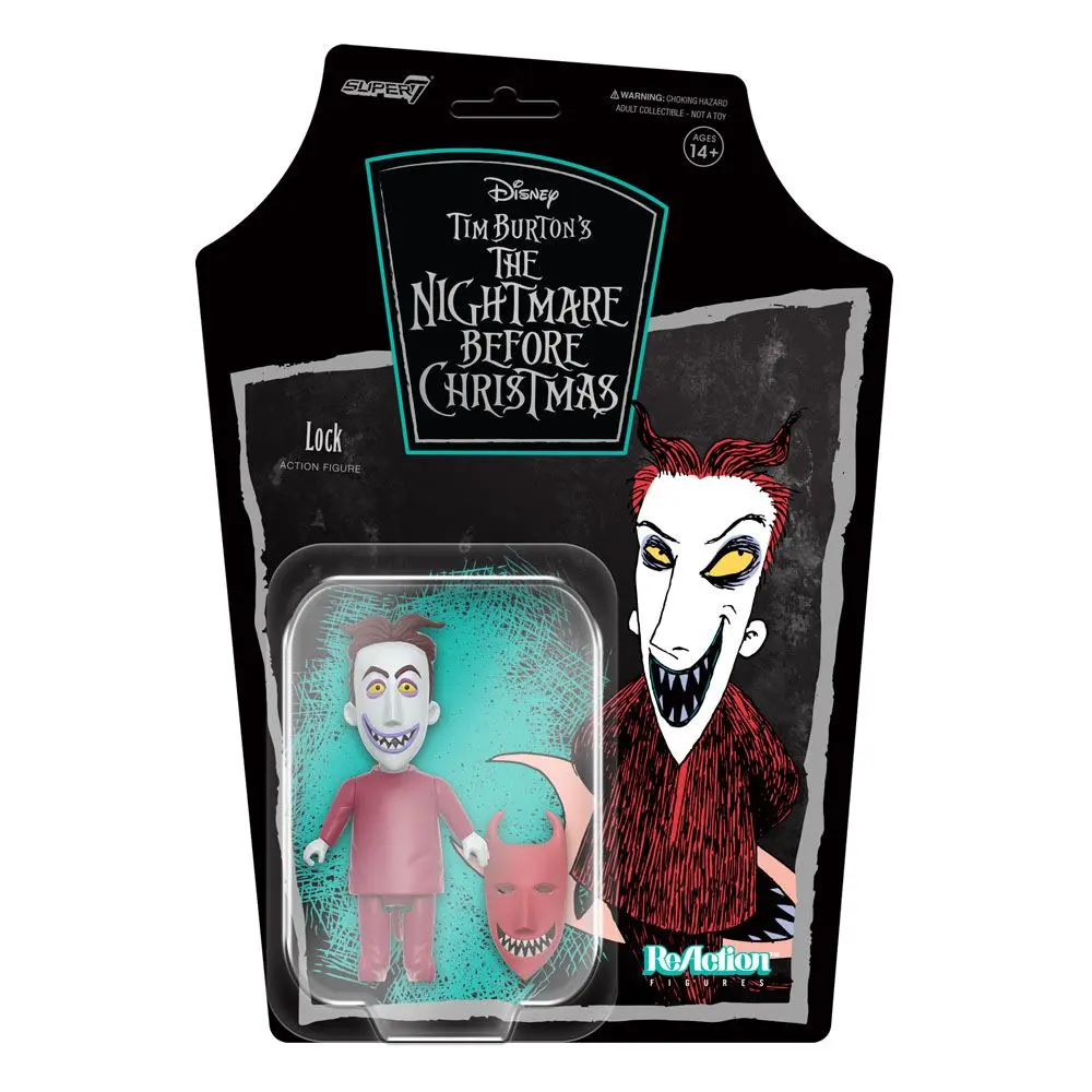 Nightmare Before Christmas ReAction Action Figure Lock 10 cm product photo