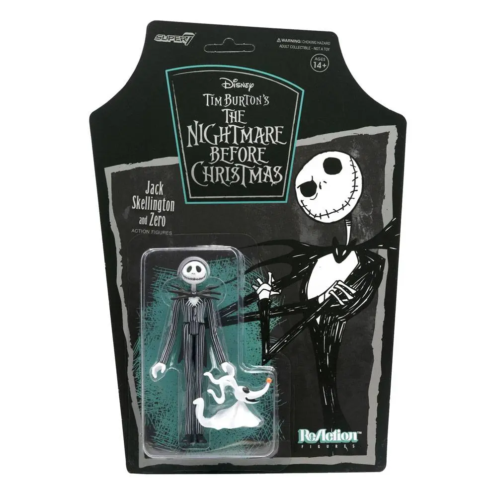 Nightmare Before Christmas ReAction Action Figure Jack Skellington 10 cm product photo