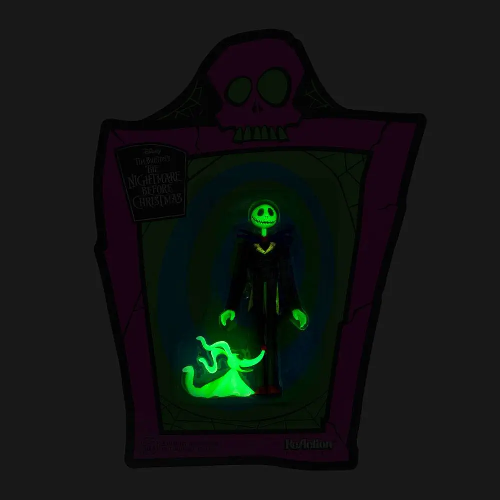 Nightmare Before Christmas ReAction Action Figure Jack Skellington GITD (SDCC 2020) 10 cm product photo