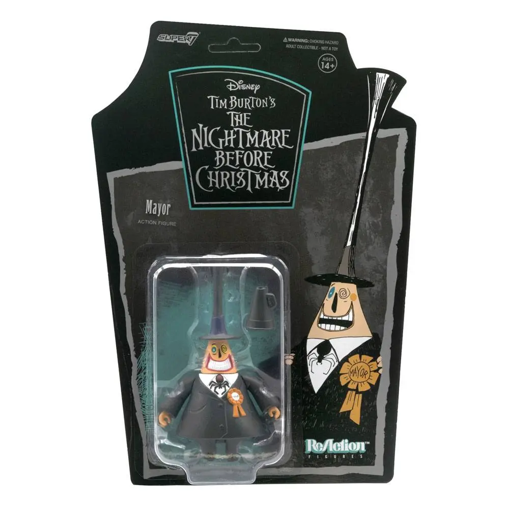 Nightmare Before Christmas ReAction Action Figure Mayor 10 cm product photo