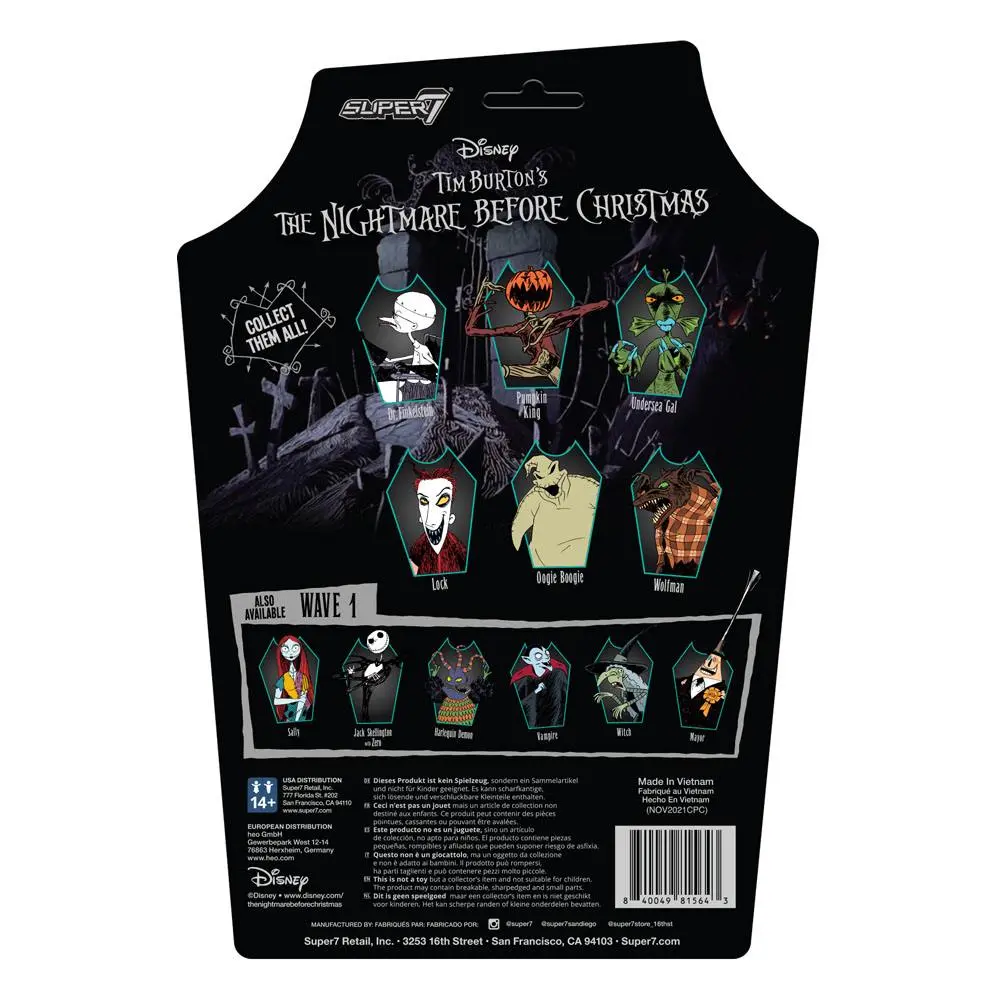 Nightmare Before Christmas ReAction Action Figure Oogie Boogie 10 cm product photo