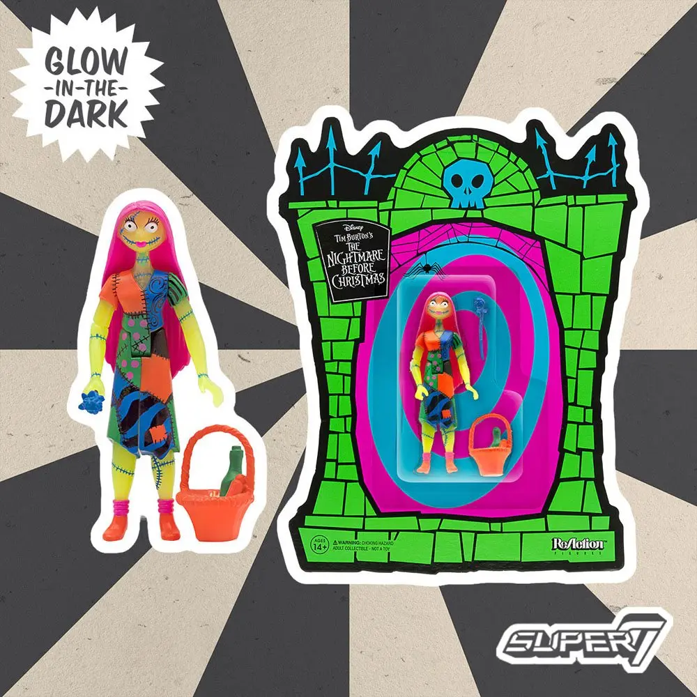 Nightmare Before Christmas ReAction Action Figure Sally GITD (SDCC 2020) 10 cm product photo