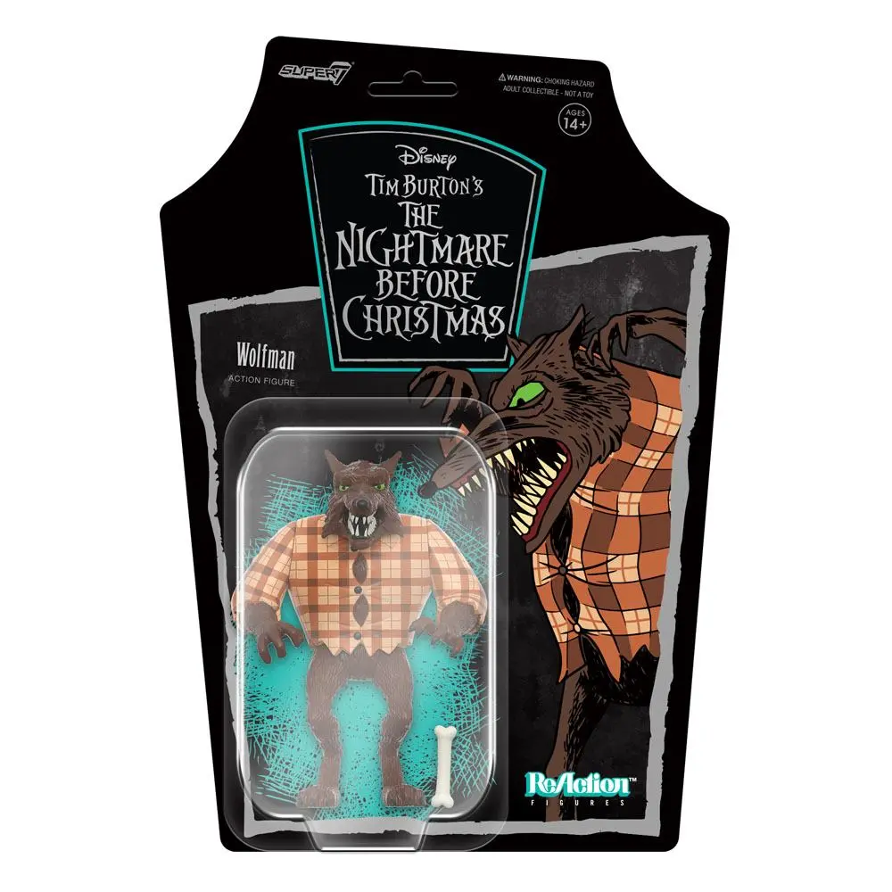 Nightmare Before Christmas ReAction Action Figure Wolfman 10 cm product photo
