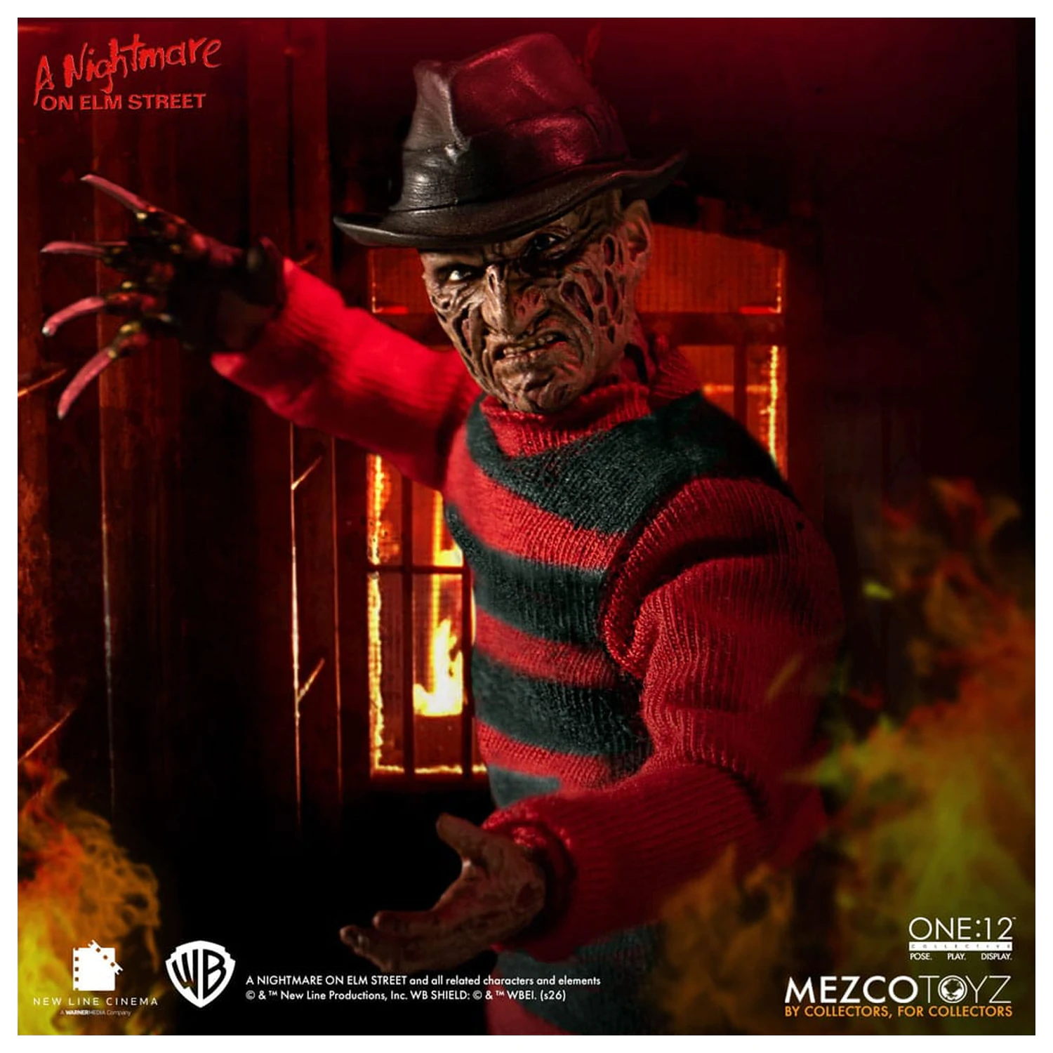 Nightmare On Elm Street Action Figure 1/12 Freddy Krueger 17 cm product photo
